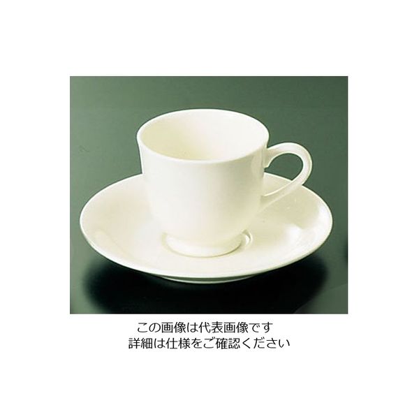 山加商店 ブライトーンBR700（ホワイト） 台付コーヒーカップ （6個入） 1ケース（6個） 62-6832-92（直送品）