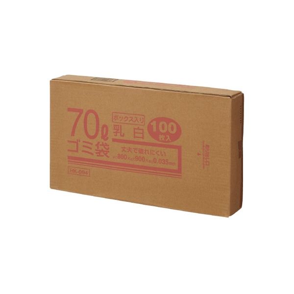 【アスクル】 クラフトマン 70Lゴミ袋 乳白 ボックス入 100枚 1箱（直送品） 通販 - ASKUL（公式）