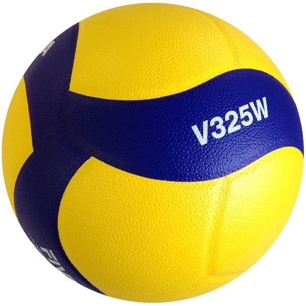 ミカサ バレーボール 練習球 5号（一般・大学・高校）黄/青 V325W　2個（直送品）