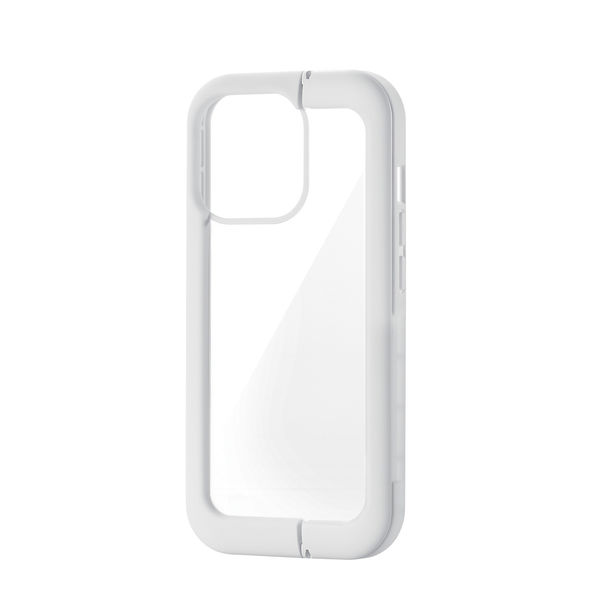 iPhone13 Pro ケース カバー ハイブリッドケース スタンド機能付 1個 PM-A21CHVSTWH エレコム 直送品 ホワイト 最大90%OFFクーポン はこぽす対応商品
