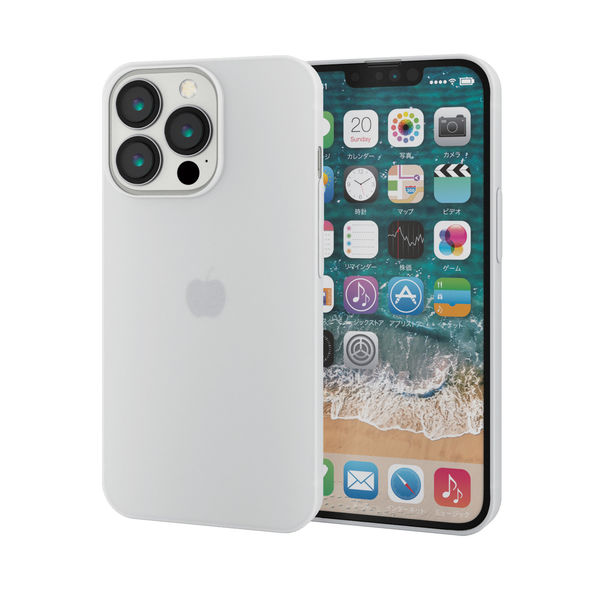 iPhone13 Pro ソフトケース カバー 薄型 最大48%OFFクーポン スリム 1個 0.5mm マットクリア PM-A21CPP04CR 最大70％オフ エレコム 直送品