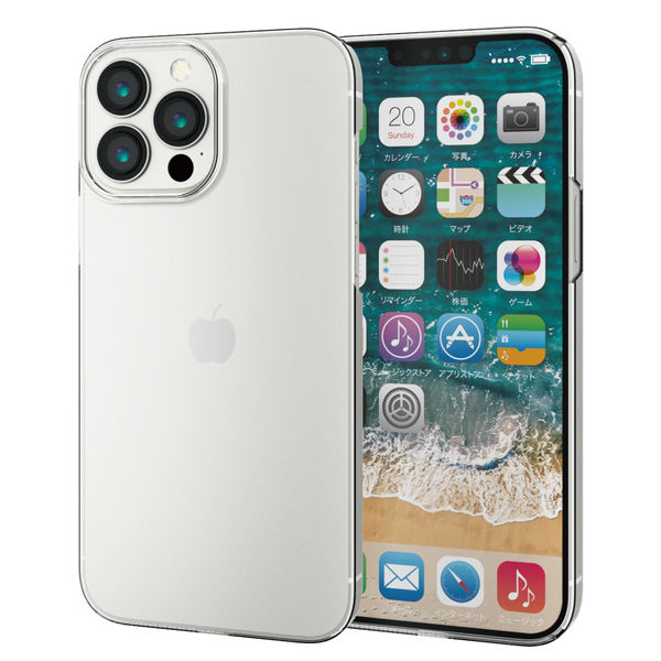 アスクル】 iPhone 13 Pro Max ケース カバー ハード ポリカーボネート 薄型 スリム クリア PM-A21DPVKCR エレコム 1個（直送品）  通販 ASKUL（公式）