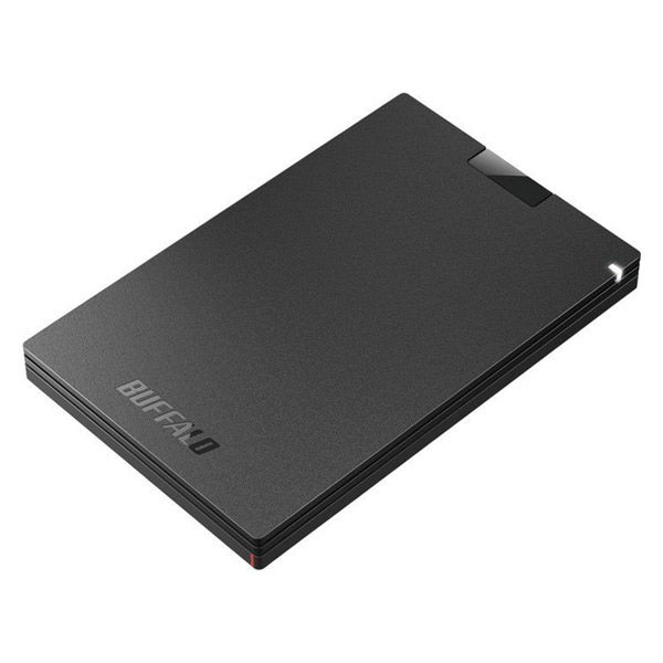 ポータブルSSD 2TB バッファロー SSD-PG2.0U3-BC 1台