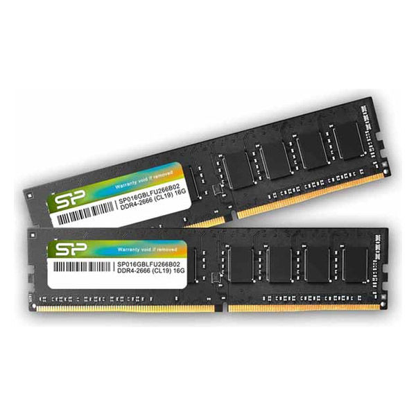 増設メモリ 16GX2枚 DDR4 2666 シリコンパワー デスクトップ PC4-21300