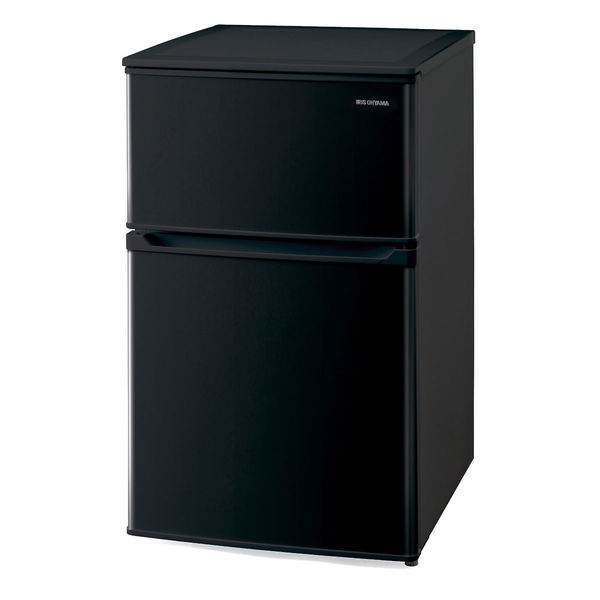 アイリスオーヤマ 冷凍冷蔵庫 90L ブラック IRSD-9B-B 1台 - アスクル