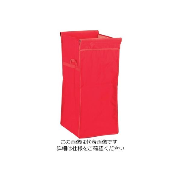 テラモト TERAMOTO システムカート 替袋E 赤 別注色 1枚 直送品 DS-574 