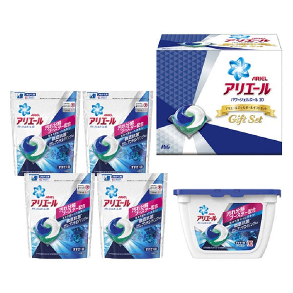 【ギフト】アリエールジェルボールセット ギフトセット 1箱 洗濯洗剤 P＆G