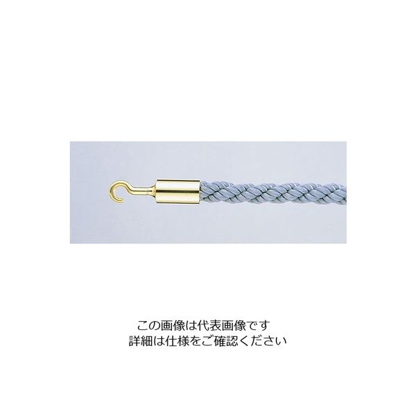遠藤商事 パーティションロープ Aタイプ 30B グレー 1個 62-6313-43（直送品）
