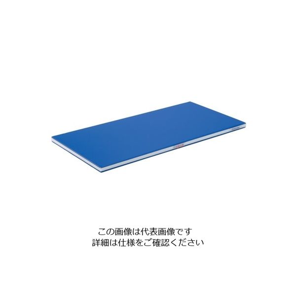 抗菌ﾎﾟﾘｴﾁﾚﾝ・かるがるまな板標準 410×230×H20mm 青【真魚板】【いずれ
