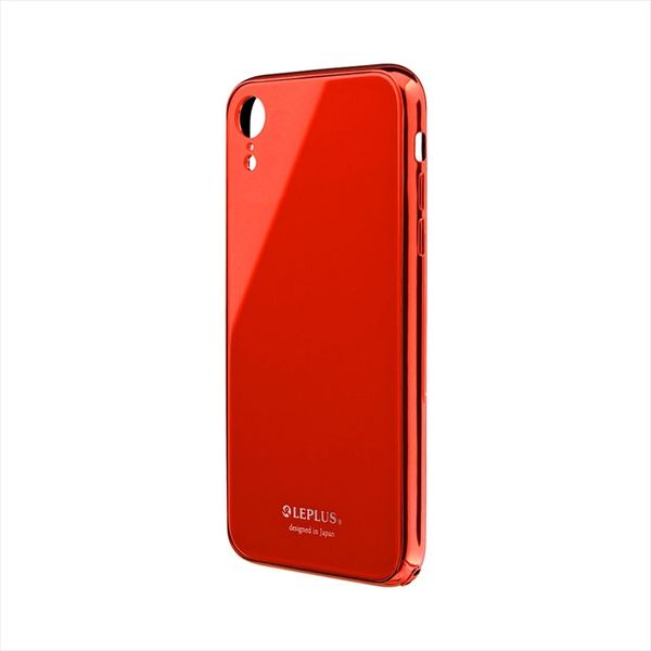 アスクル Iphone Xr ケース カバー 背面ガラスシェルケース Shell Glass Premium レッド 直送品 通販 Askul 公式