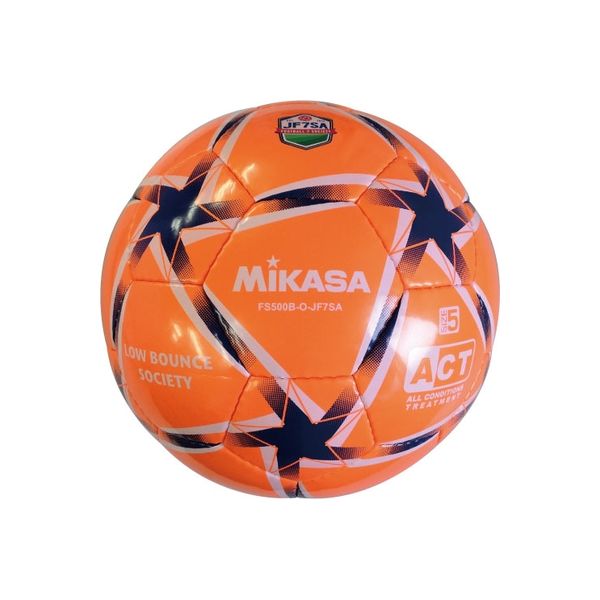 ミカサ フットサルボール5号ソサイチ連盟公認球・ソサイチリーグ公式試合球FS500B-O-JF7SA　2個（直送品）