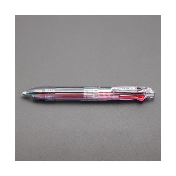 【アスクル】 エスコ（esco） [黒・赤・ピンク・青・緑・オレンジ] 6色ボールペン 1セット（15本） EA765MG-510（直送品