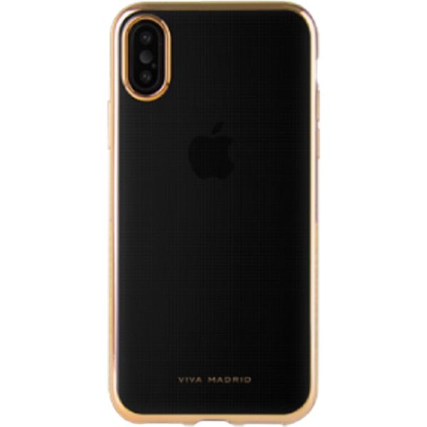お気にいる iPhoneXケース ブラック×ゴールド - モバイルケース/カバー 