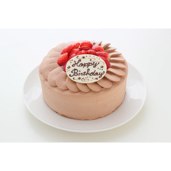 Lohaco Cake Jp イチゴ生チョコデコレーションケーキ 6号 直送品