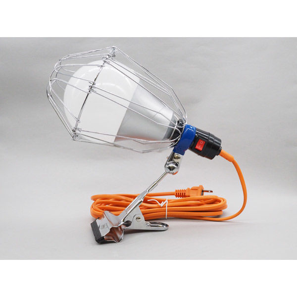 LED電球付クリップランプ ビッグルミネ LA-3005-LED 熱田資材（直送品）