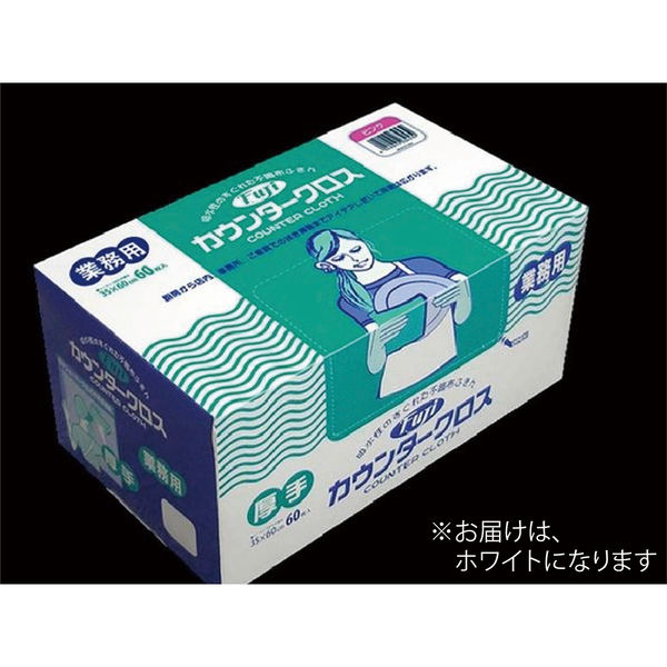 フジカウンタークロス厚口ホワイト/941500 1箱（60枚×6箱） 尚美堂
