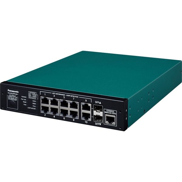 パナソニックEWネットワークス 8ポート PoE給電スイッチングハブ PN230893（直送品） - アスクル
