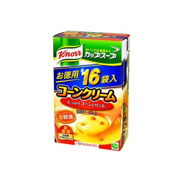 アスクル】味の素 クノール カップスープ コーンクリーム 16袋×6 2815160 1ケース（6入）（直送品） 通販 ASKUL（公式）
