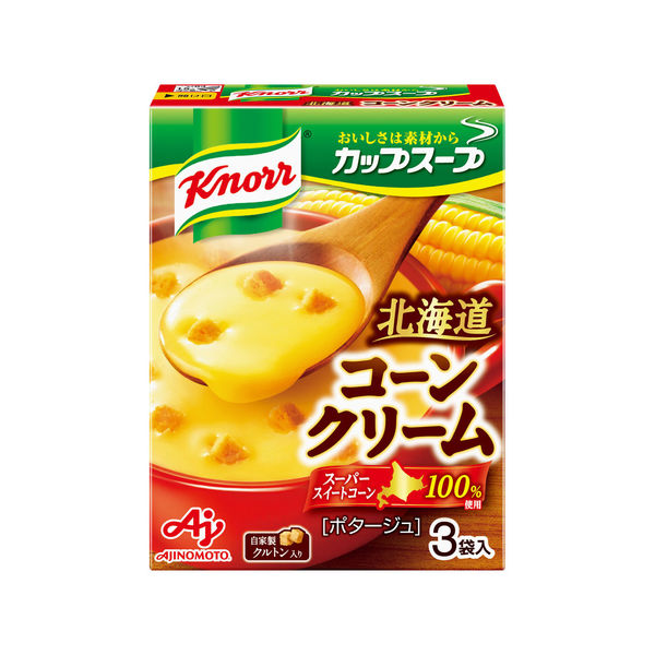 アスクル】味の素 クノール カップスープ コーンクリーム 3袋×10 2815982 1ケース（10入）（直送品） 通販 ASKUL（公式）