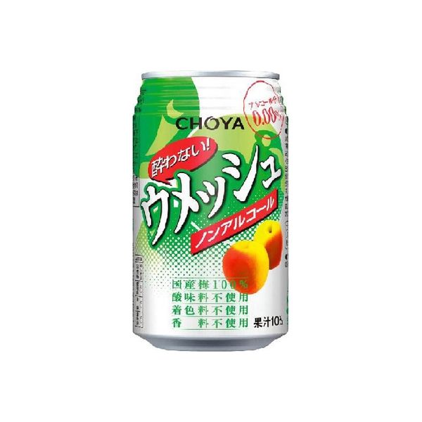 960円 2021新発 CHOYA 酔わないウメッシュ 350ml 缶 24本 1ケース