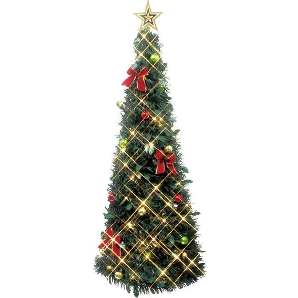 アルファ 135cmハンギングクリスマスツリー TA5-3152（直送品）
