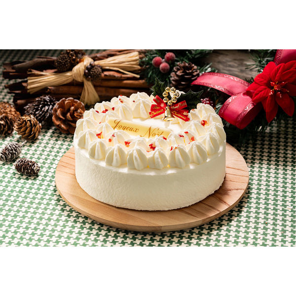 Lohaco クリスマスケーキ19 小岩井農場 クリスマスホワイト 5号 予約販売 送料無料 直送品