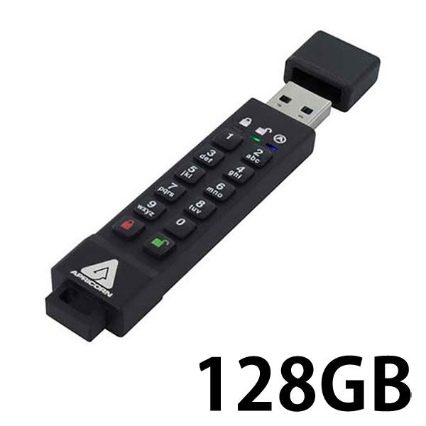 Apricorn Aegis Secure Key 3Z - ASK3Z-128GB USB3.0 激安 新作 直送品 トップ Flash Drive 3.1