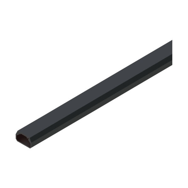 マサル工業:テープ付ニュー・エフモール 3号 ブラック SFT3W 壁面配線保護のスタンダード