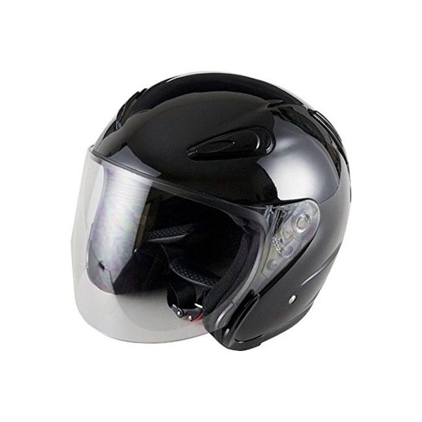 【限定価格セール！】 BRC エアロフォルムジェットヘルメット A221M 直送品 7220 ブラック 送料無料でお届けします