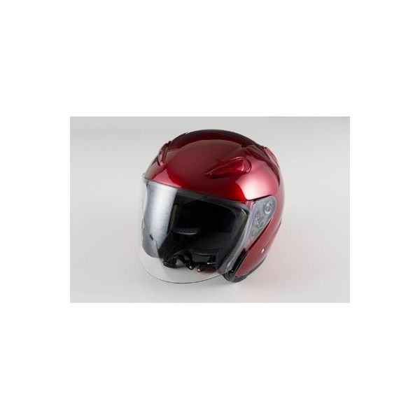 Lohaco バイクパーツセンター エアロフォルムジェットヘルメット 21 赤 サイズl 59 60未満 直送品