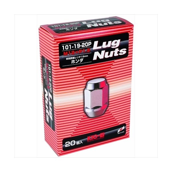 協永産業 【98%OFF!】 激安ブランド KYO-EI Lug Nutsシリーズ 101-19-20P 直送品 20PCS LugNut