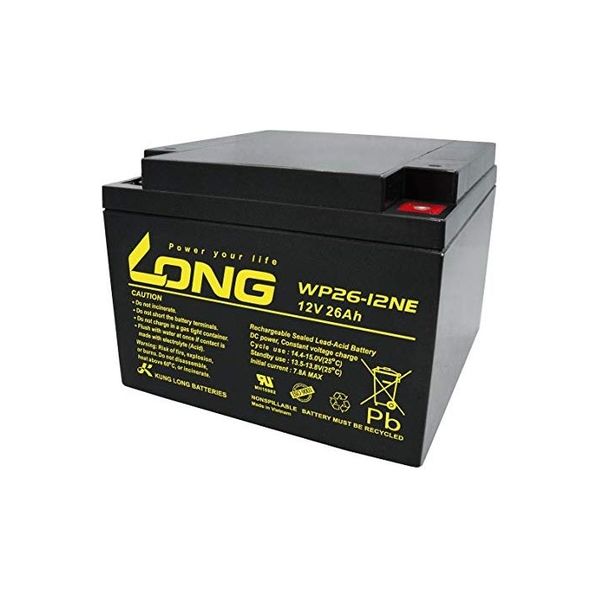 ロング 産業用鉛蓄電池 12V-26Ah HC24-12/互換 電動車系 WP26-12NE