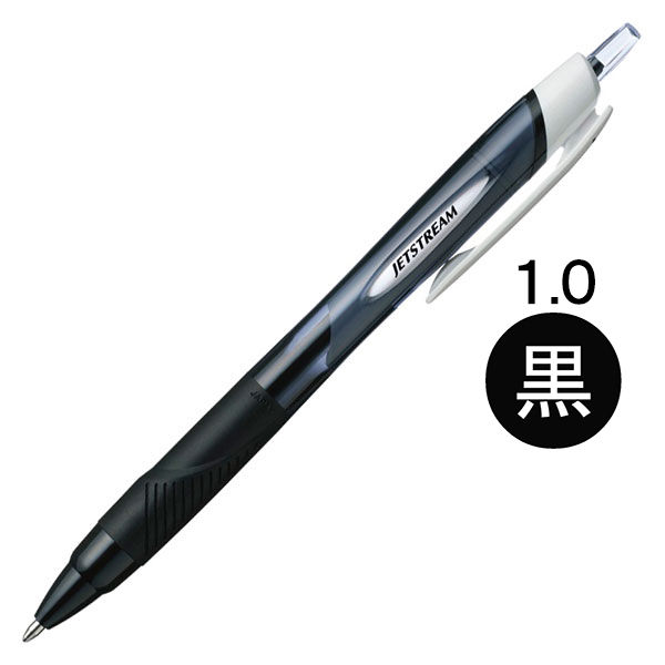 油性ボールペン ジェットストリーム単色 1.0mm 黒 10本 SXN15010.24 三菱鉛筆uni ユニ