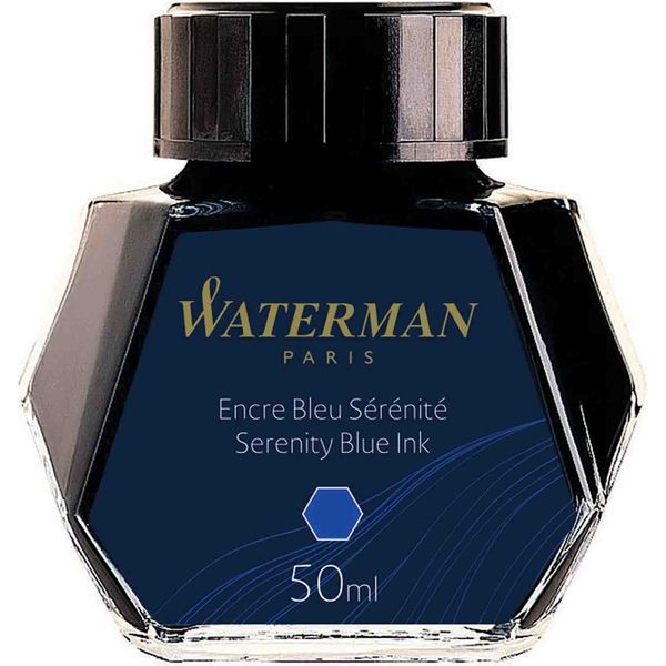 ウォーターマン ボトルインク セレニティ ブルー（フロリダブルー） S0110720（直送品）