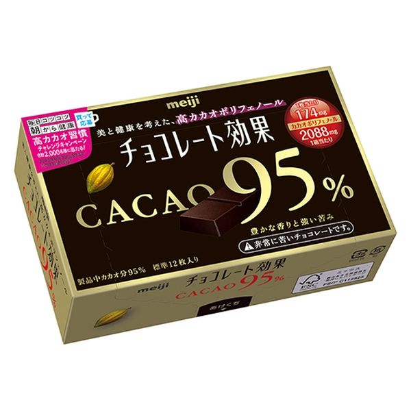 明治 チョコレート効果カカオ９５％ＢＯＸ 4902777004204 60g×10個（直送品）
