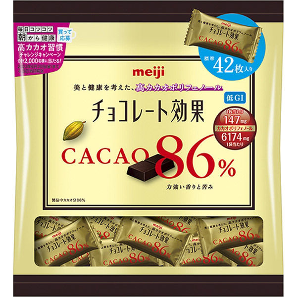明治 チョコレート効果カカオ８６％　大袋 4902777026480 210g×12個（直送品）
