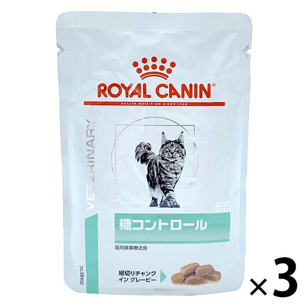 ロイヤルカナン キャットフード 猫用 療法食 糖コントロール 85g 3袋