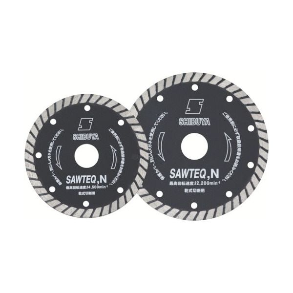 シブヤ ドライブレードSAWTEQ N Pro 5インチ SAWTEQNPRO5 1枚 852-4037（直送品） - アスクルのサムネイル