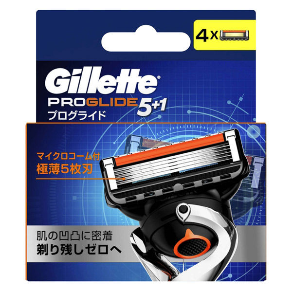 ジレット（Gillette）髭剃り プログライド 5+1 マイクロコーム付 極薄5
