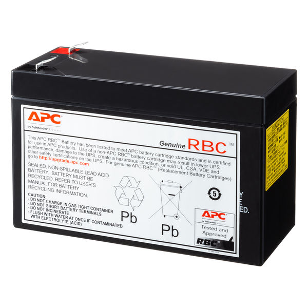 シュナイダーエレクトリック　APC　BR400G-JP/BR550G-JP/BE550G-JP対応　交換用バッテリキット APCRBC122J　1個