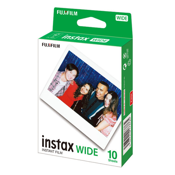 【アスクル】 富士フイルム ワイド用カラーフィルム instax WIDE 1パック品（10枚入） INSTAX WIDE WW 1 1箱