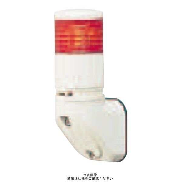 赤 φ60 積層式LED表示灯+ブザー お気にいる 壁付 LEULB-24-1R 直送品 1段 格安新品 24V