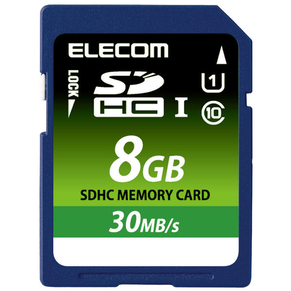上品 エレコム SDカード SDHC データ復旧サービス付 UHS-I 8GB 8GB┃MF-FS008GU11LRA 