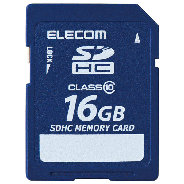 SD カード 16GB Class10 データ復旧サービス MF-FSD016GC10R エレコム 1個（直送品）