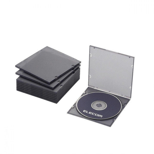 アスクル】エレコム（ELECOM） CD/DVDスリムPPケース 1枚収納 透明黒 CCD-JPCS10CBK 1パック（10枚）（直送品） 通販  ASKUL（公式）