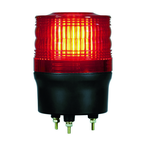 日惠製作所（nikkei） NIKKEI ニコトーチ90 VL09R型 LED回転灯 90パイ 赤 100V VL09R-100NR 818-3291（直送品）