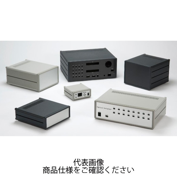 タカチ電機工業（TAKACHI） MS型メタルシステムケース ブラック MS149-43-45B 1台（直送品）