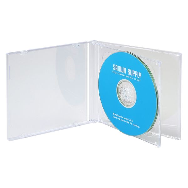 CD DVD 2枚収納スリムタイプケース8枚