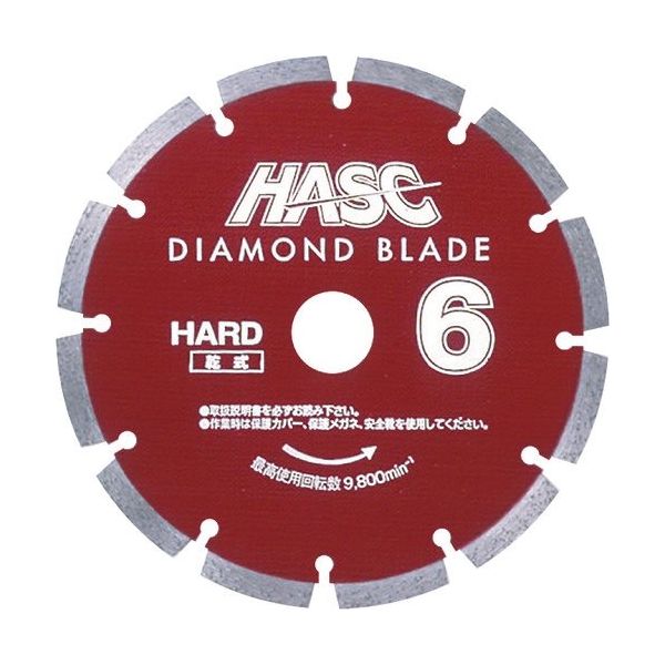 ワキタ MEIHO ダイヤモンドブレード 155mm 乾式 HD-6 1枚 195-1480（直送品） - アスクルのサムネイル