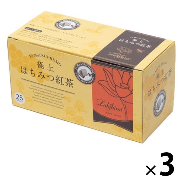 ラクシュミー  極上 はちみつ紅茶  75袋(25袋×3箱)
